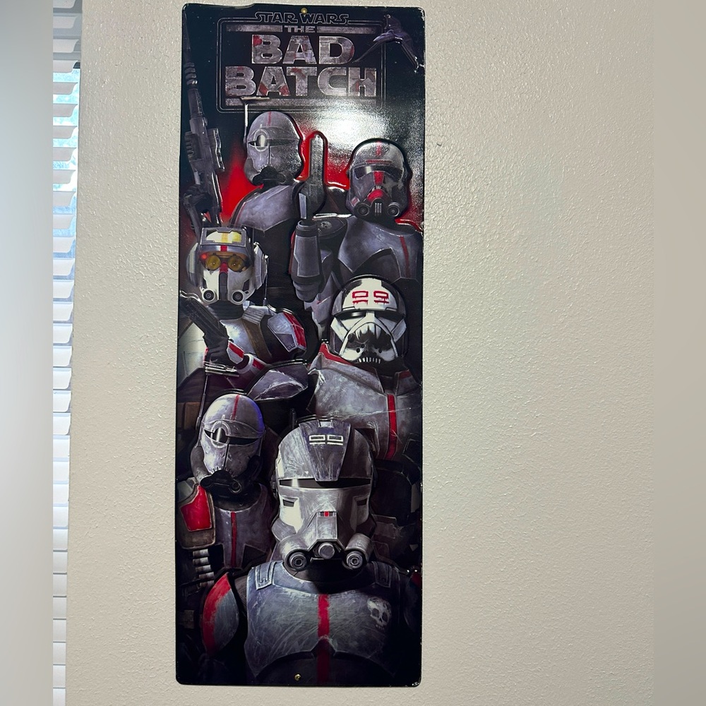 Star Wars - The Bad Batch metal sign